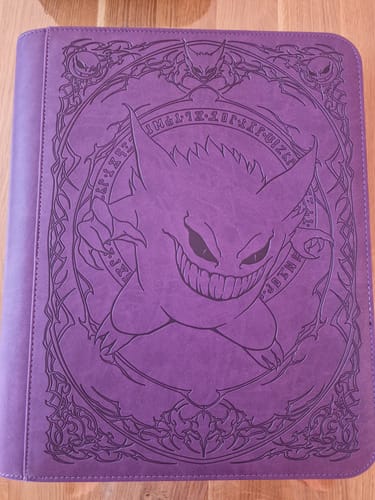 Customer photo review of Purple Evil - Toploader Trading Card Binder