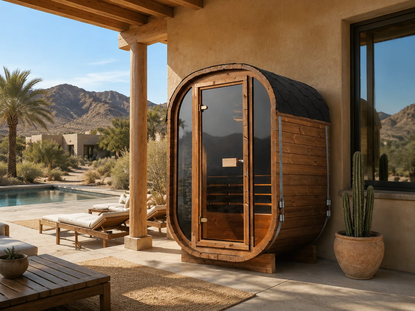 Customer photo review of OS-SIERRA 1 | Saunasnet® 1-Person Outdoor Steam Sauna（Estimated delivery: 1–2 weeks）