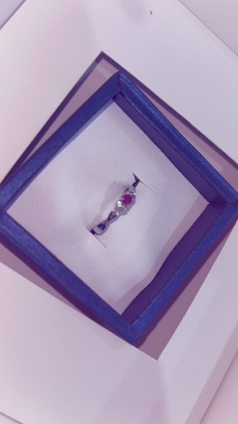 Customer photo review of Bloodstone Bond Ring