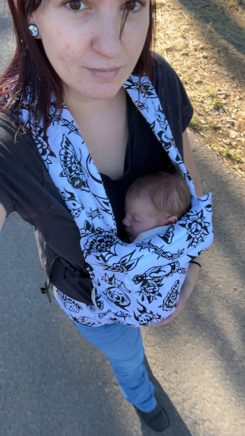Customer photo review of The Dahlia Carrier in Bad Boy