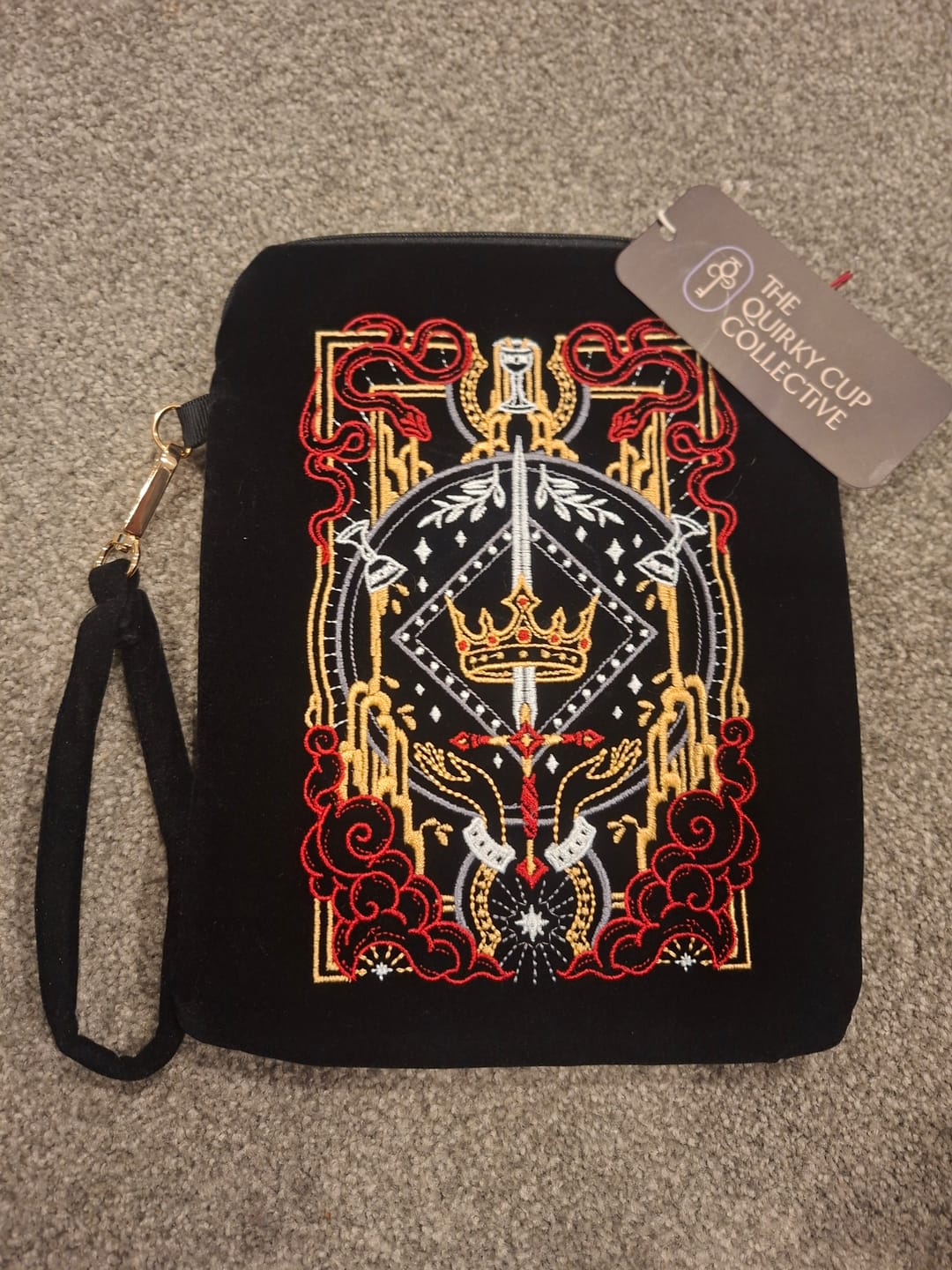 Customer photo review of Serpents & Swords eReader Sleeve - Black