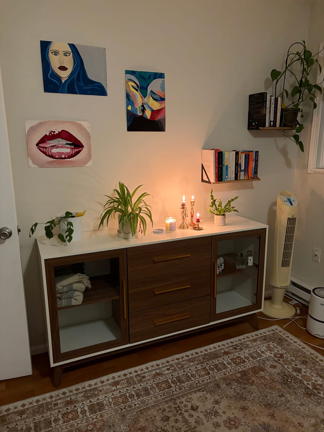 Customer photo review of Troy 60" Modern Sideboard Buffet Cabinet