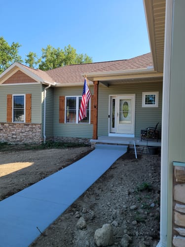 Customer photo review of 3' x 5' American Flag Set