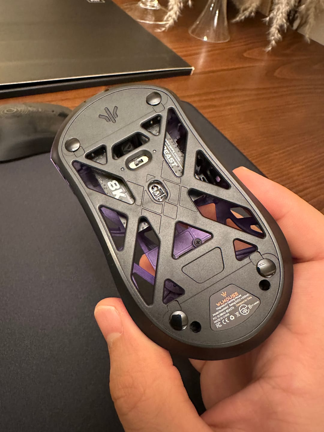 Customer photo review of X-Raypad Meteorite Glass Skates