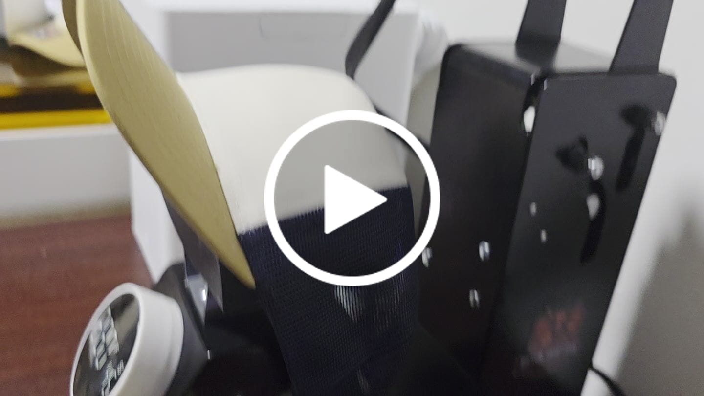 Customer video review of DuoForge Automatic Dual-Heat platen Cap Heat Press