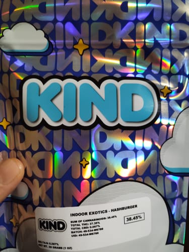 KIND - Indoor Exotics - Hashburger - 28 Grams - Indica photo review