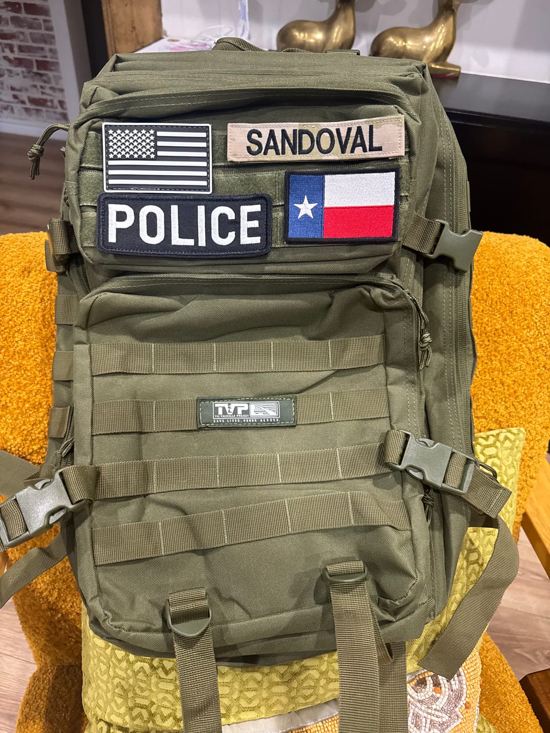 Customer photo review of T.V.P. Tactical Backpack