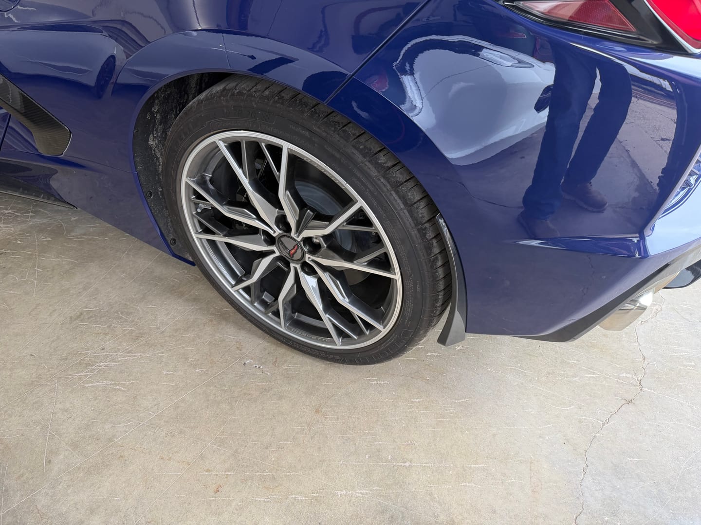 Customer photo review of Corvette C8 Stingray XL Extended Splash Guard