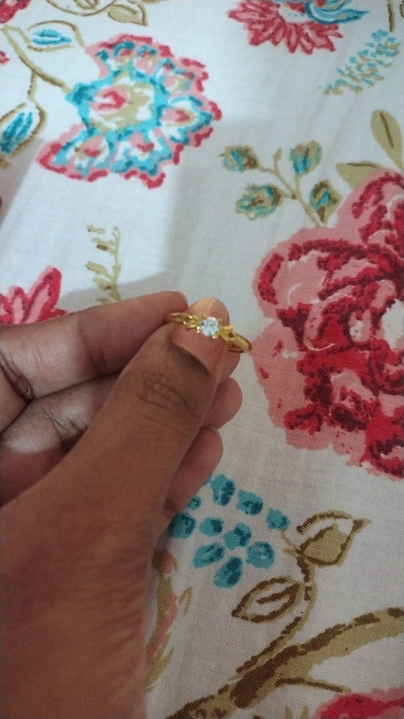 Customer photo review of Aadhaar Ring