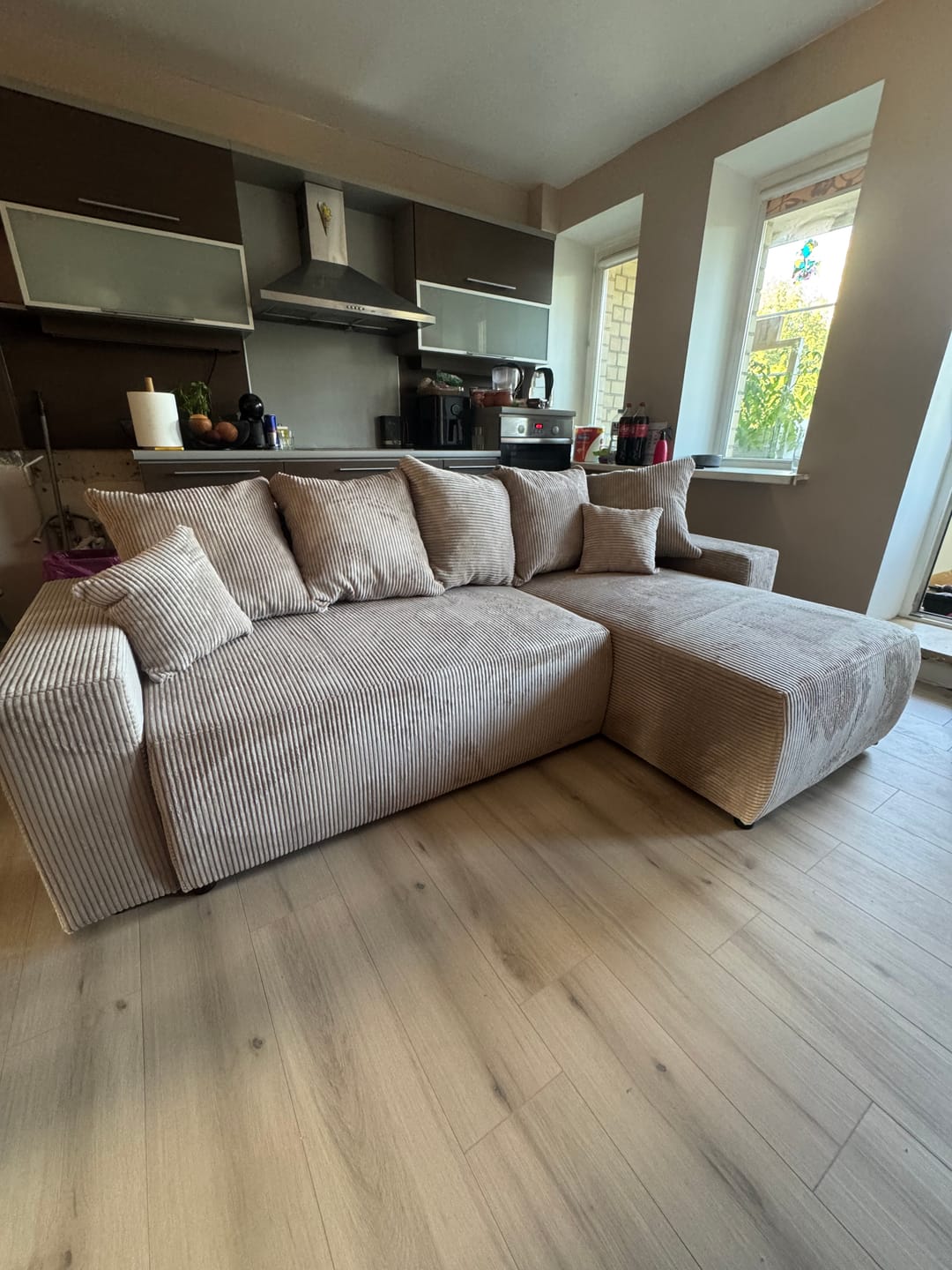 Customer photo review of Kampas “Plush” Cappuccino