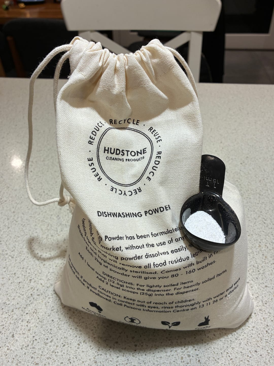 Customer photo review of Dishwashing Powder