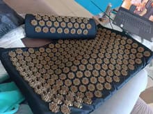 Customer photo review of Ancrage™ — Tapis et coussin d’acupression