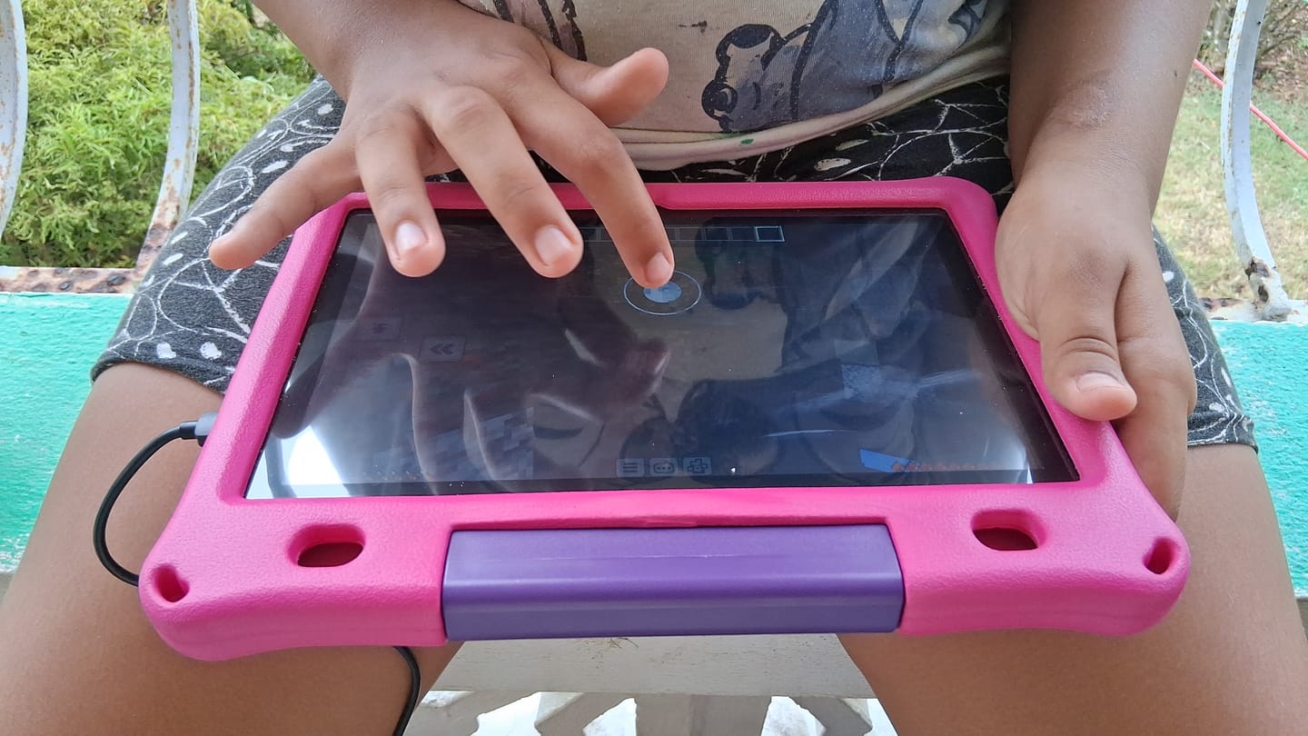 Customer photo review of Kids Armor Tab 10.1”
