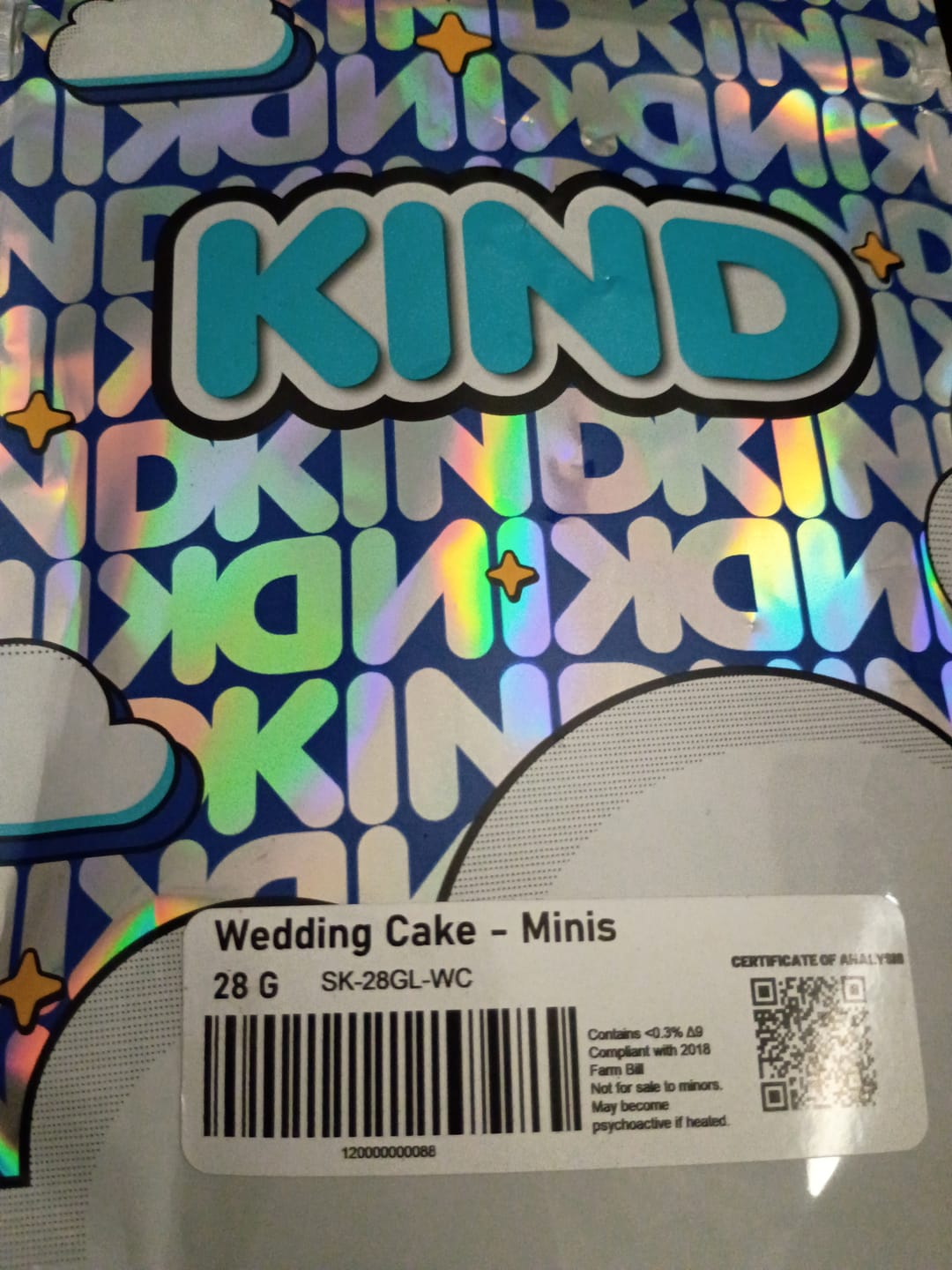 Customer photo review of Wedding Cake - Minis - 28 Grams - Indica