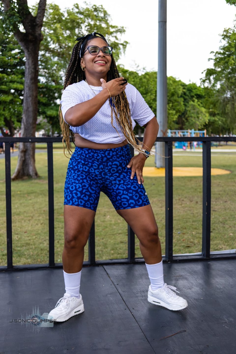 Customer photo review of Dale-Z Mesh Boxy Top