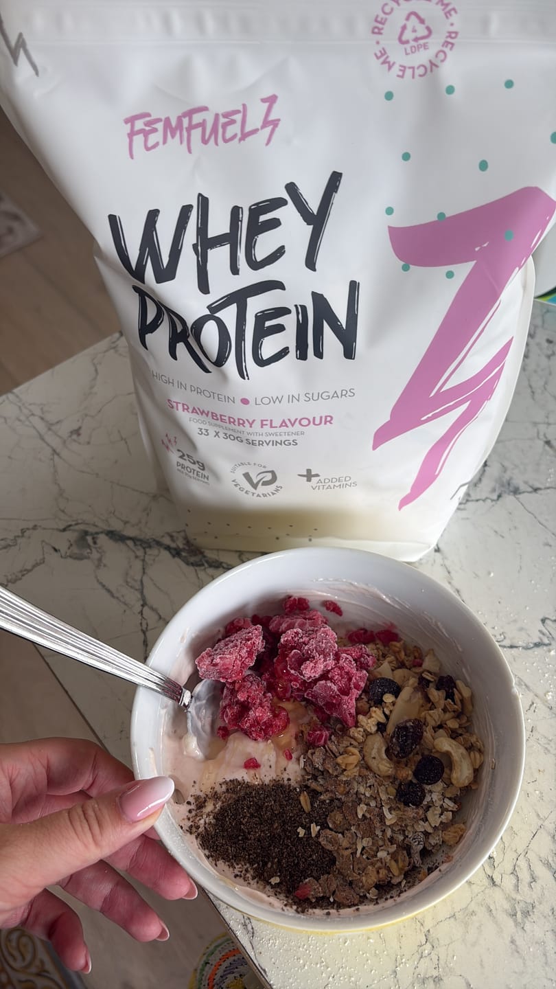 Customer photo review of Whey Protein