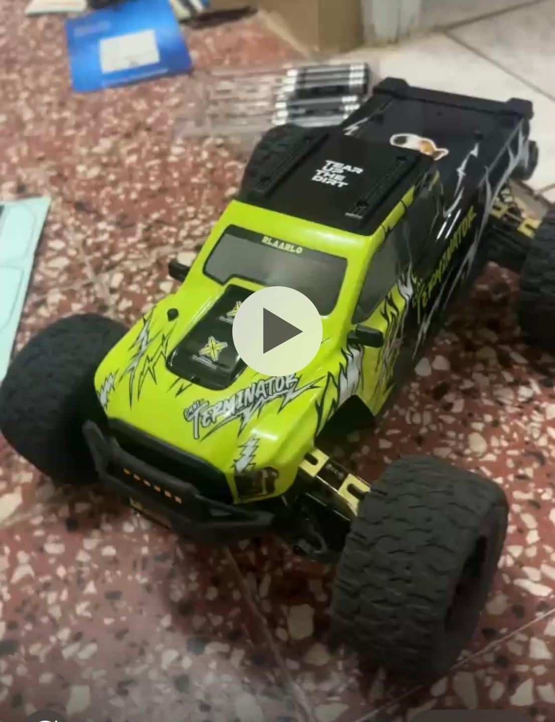 Customer photo review of Car Body, PVC, Green For RZ001