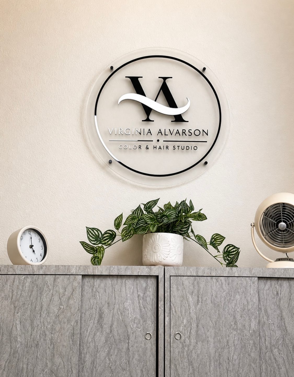 Customer photo review of Acrylic Laser Cut 3D Round Logo Sign | Business Logo Sign | Custom Sign | Custom Acrylic Sign (S4 or S5)