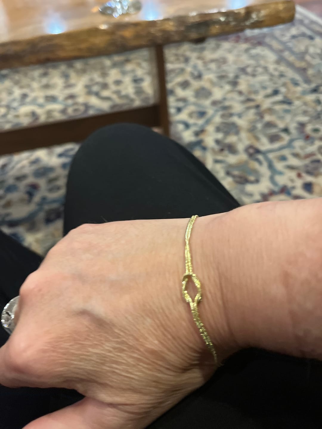 Customer photo review of Mother & Daughter Eternal Bond Knot Bracelets