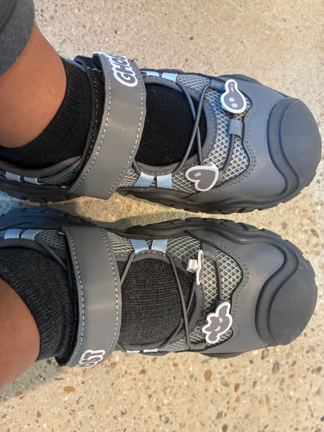 Customer photo review of Ghost Charm Mary Jane Chunky Sneakers - Women's