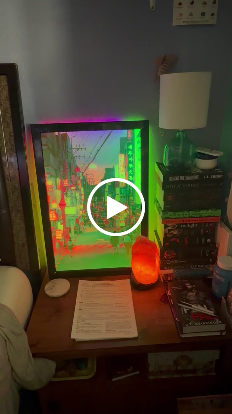 Customer video review of Lightbox Frame (16x24 in)