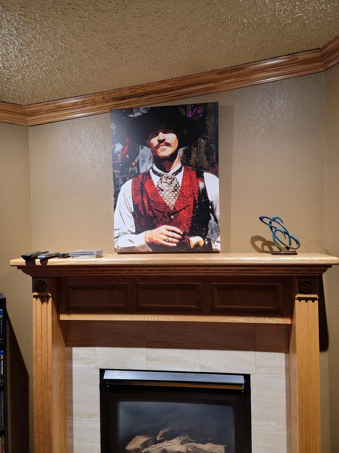 Customer photo review of Doc Holiday Wall Art