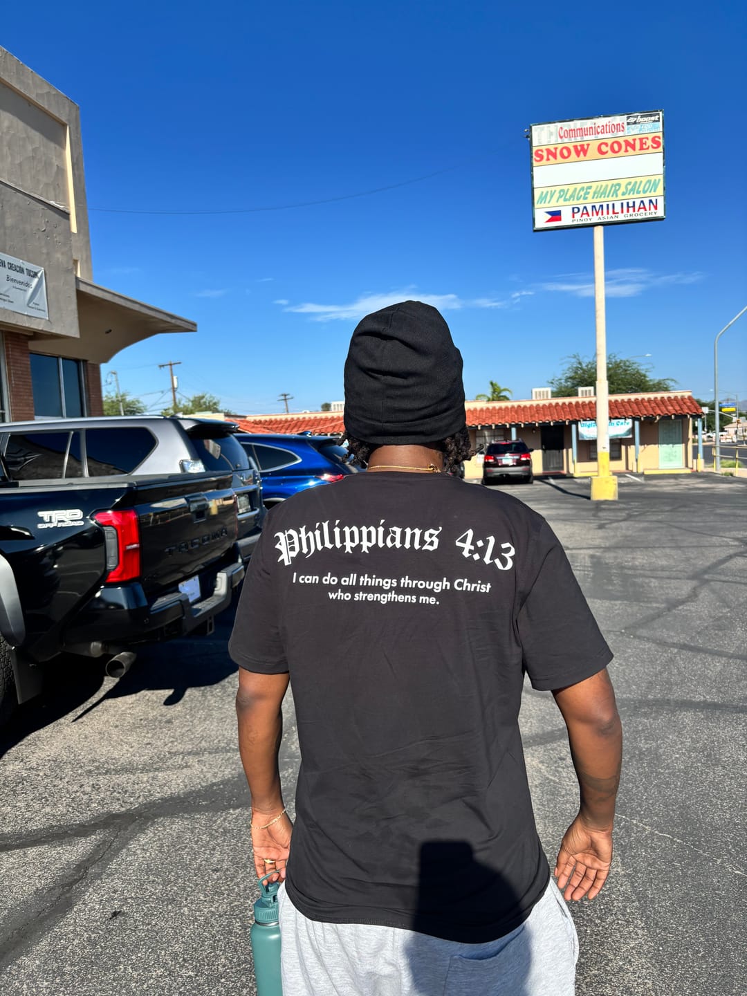 Customer photo review of Kingdom Performance Tee