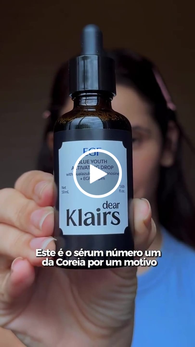 Customer video review of EGF Blue Youth Activating Drop | EGF Peptide Serum