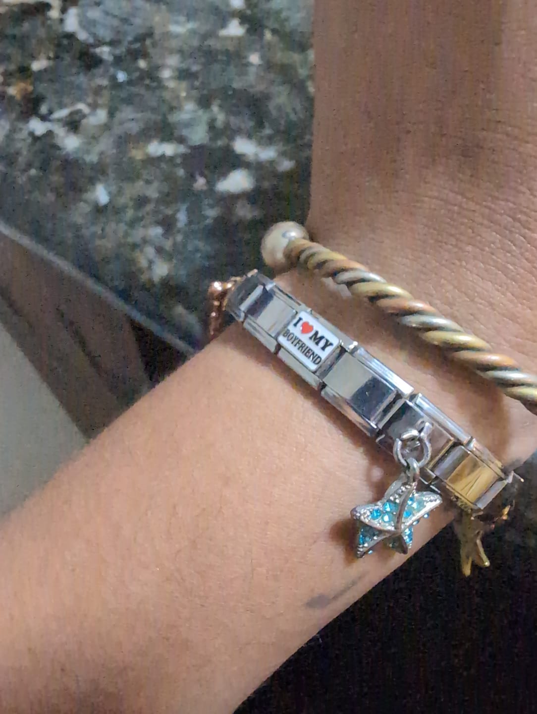 Customer photo review of Pulsera Italiana Clásica para Charms