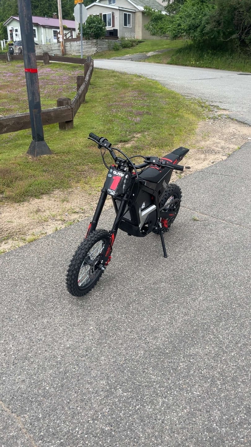 Customer photo review of Tasaca® T500 Electric Mini Dirt Bike For Teens & Adults