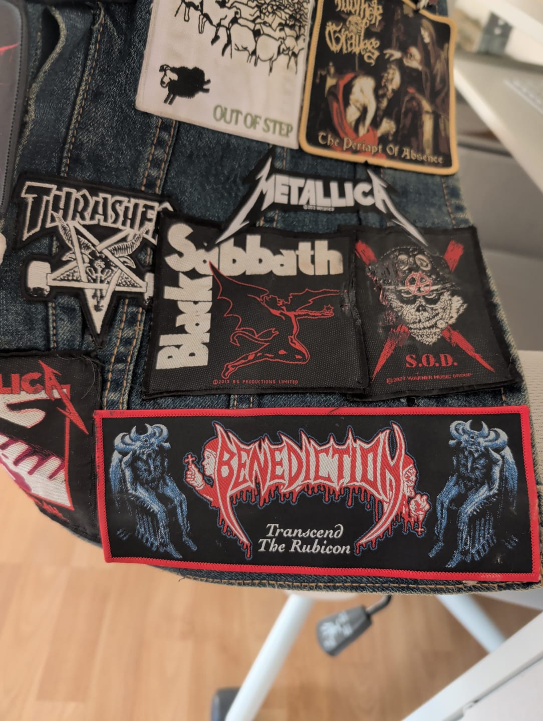 Customer photo review of Benediction - Transcend The Rubicon - Strip Patch