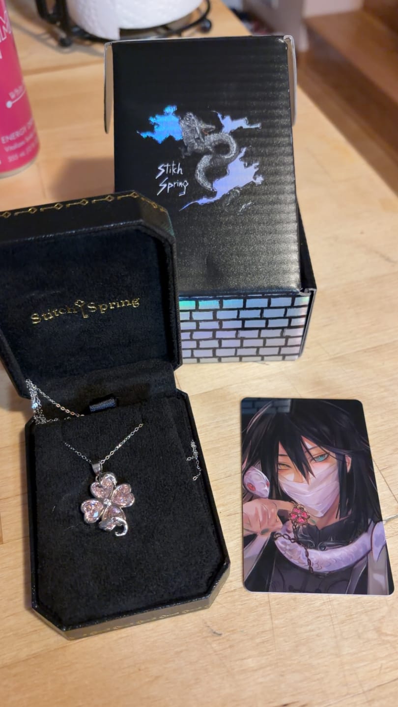 Customer photo review of Silver Eternal Love Necklace Preorder