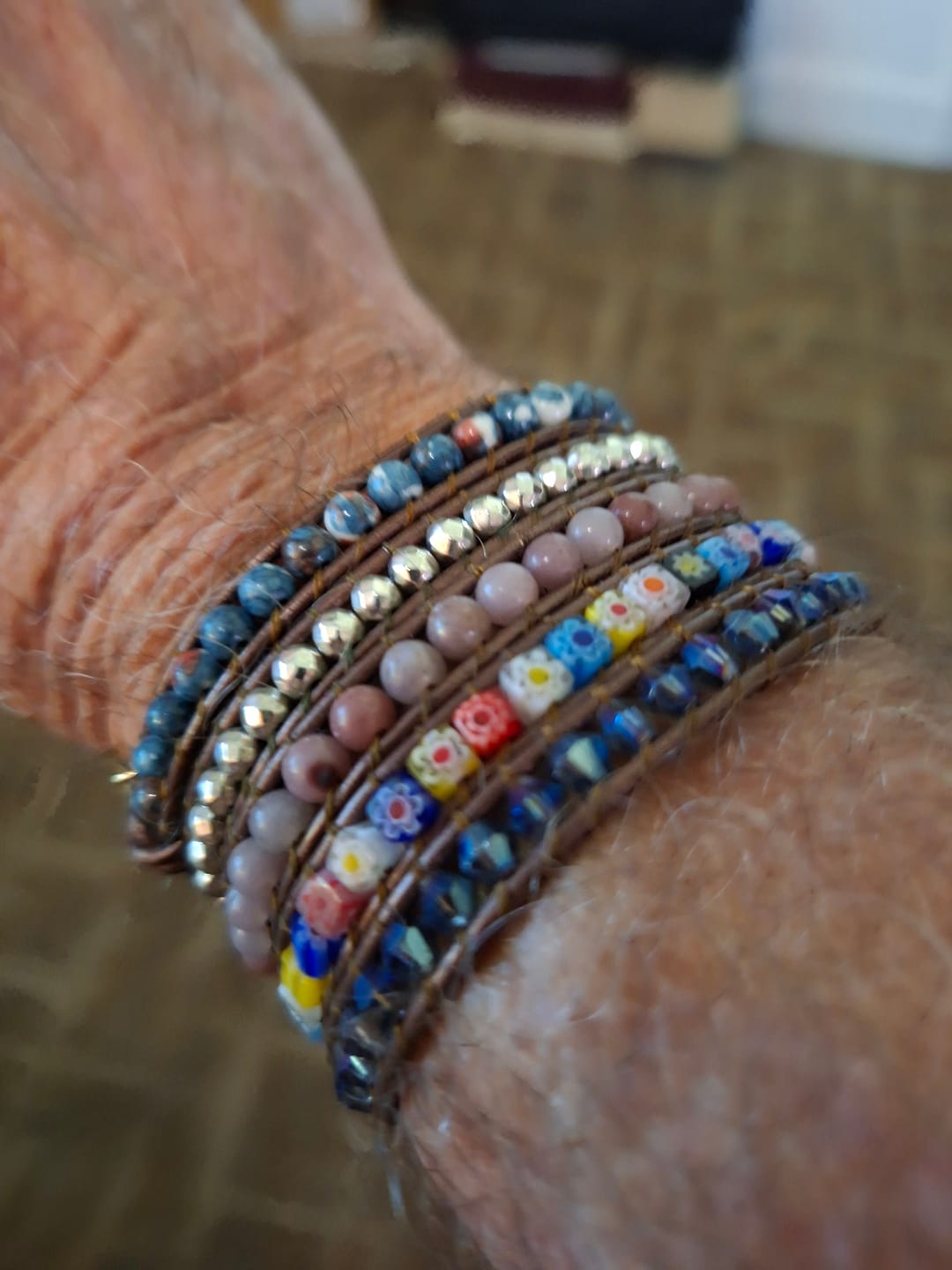 Customer photo review of Imperial Flower Protection Wrap Bracelet