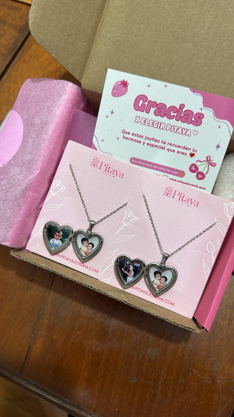 Customer photo review of Relicario Love Personalizado Foto a Color