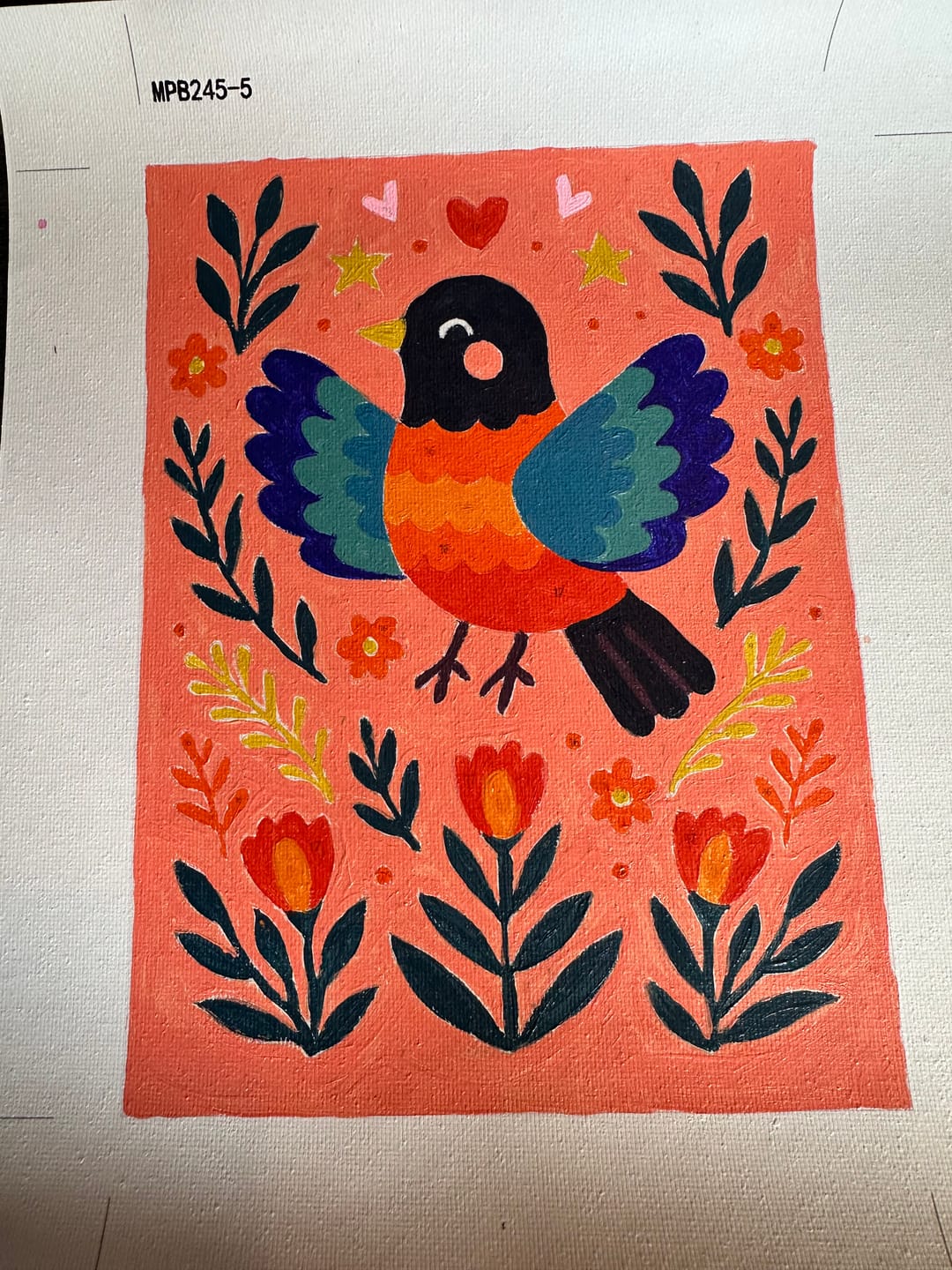 Customer photo review of Surprise Painting | Paint by Numbers