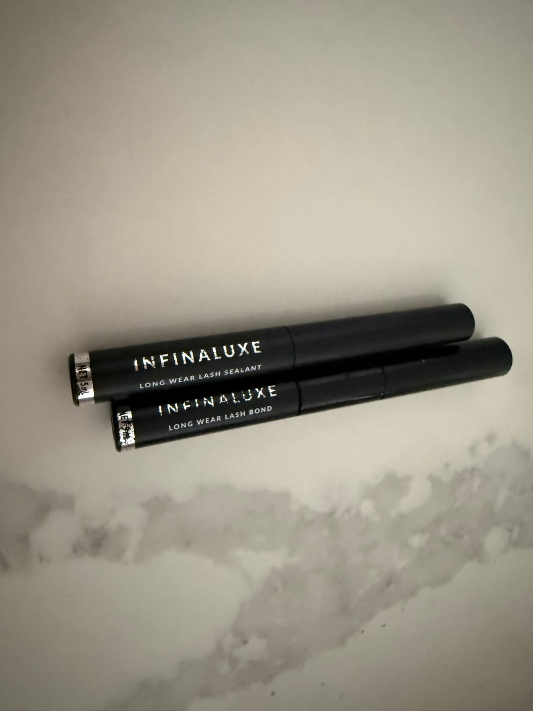 Customer photo review of Infinaluxe Dual-Sided Long Wear Lash Bond