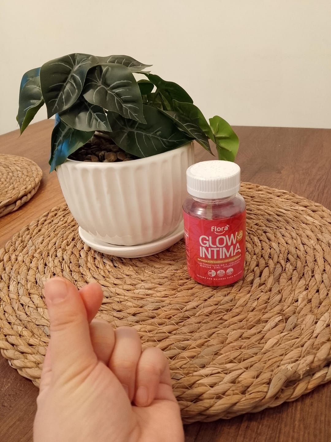 Customer photo review of Probióticos Íntimos para Candidiasis Recurrente, Flora y pH Vaginal
