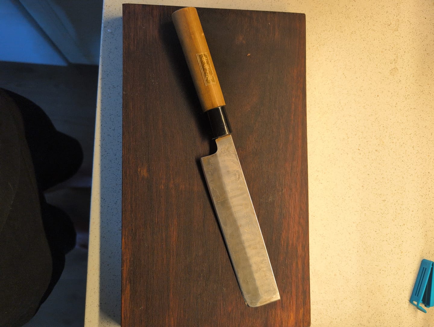 Customer photo review of Knivsliping per post