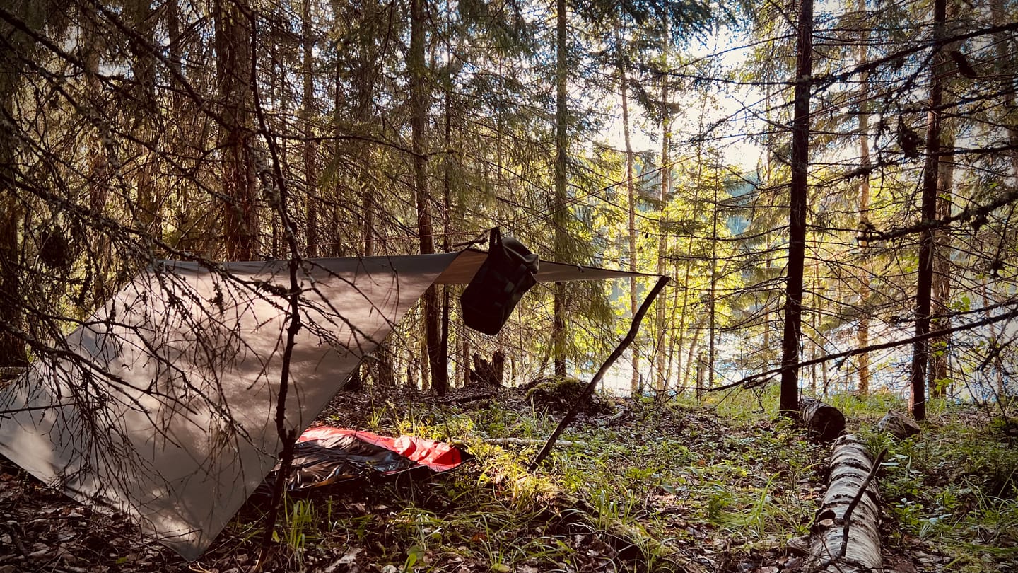Customer photo review of Laavu tarp, 275x275 cm