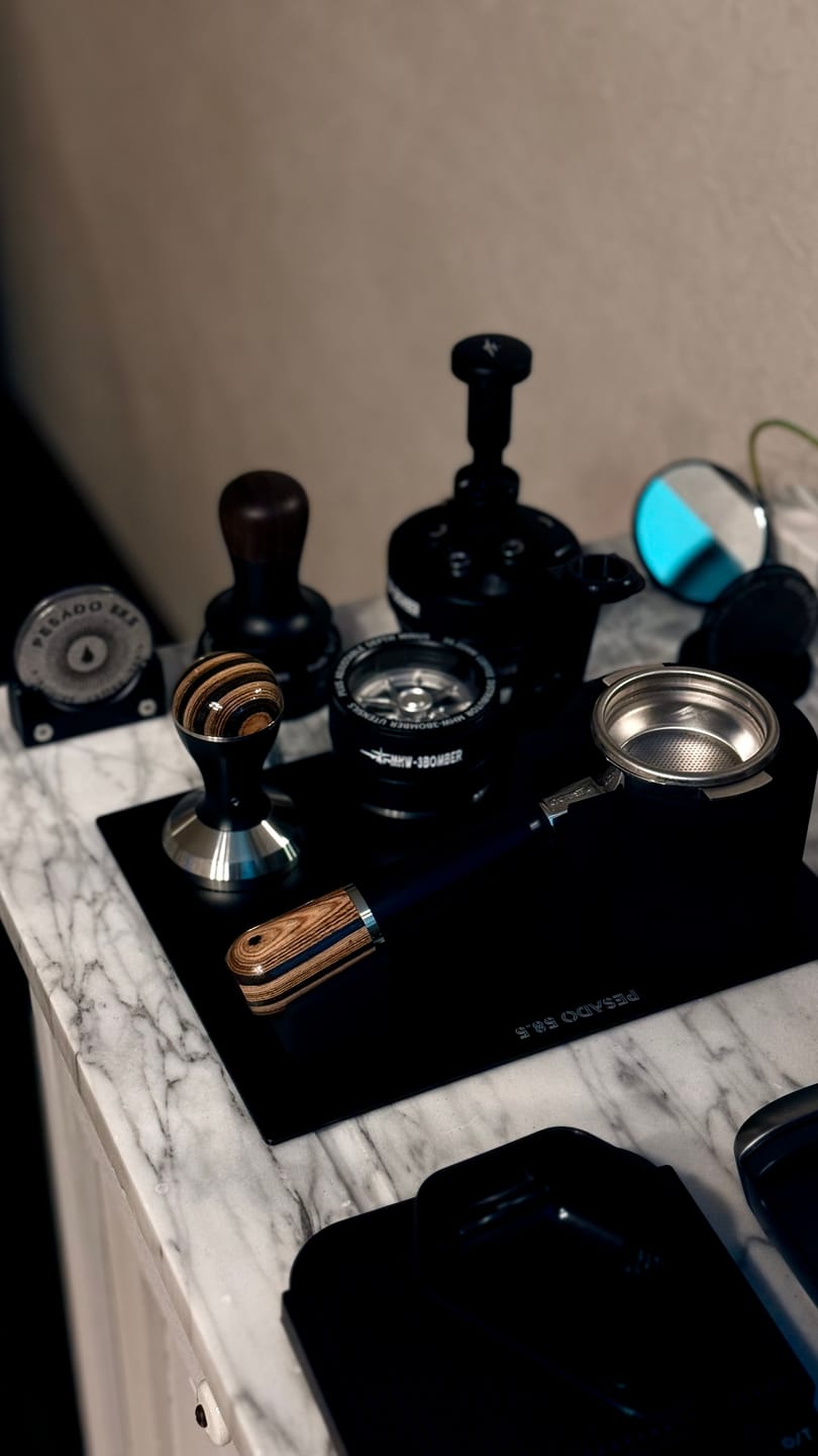 Customer photo review of Coffee Tamper: 58.5mm & 53.5mm