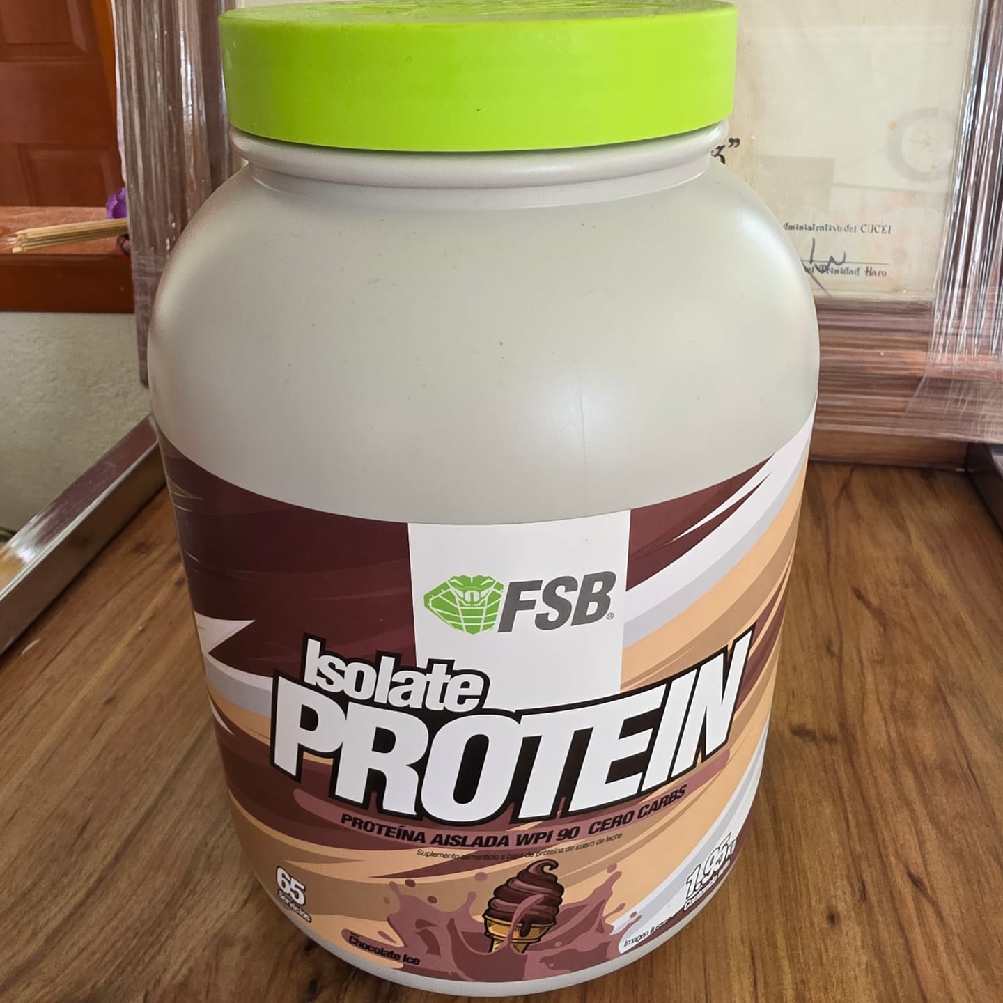 Customer photo review of Proteína Aislada