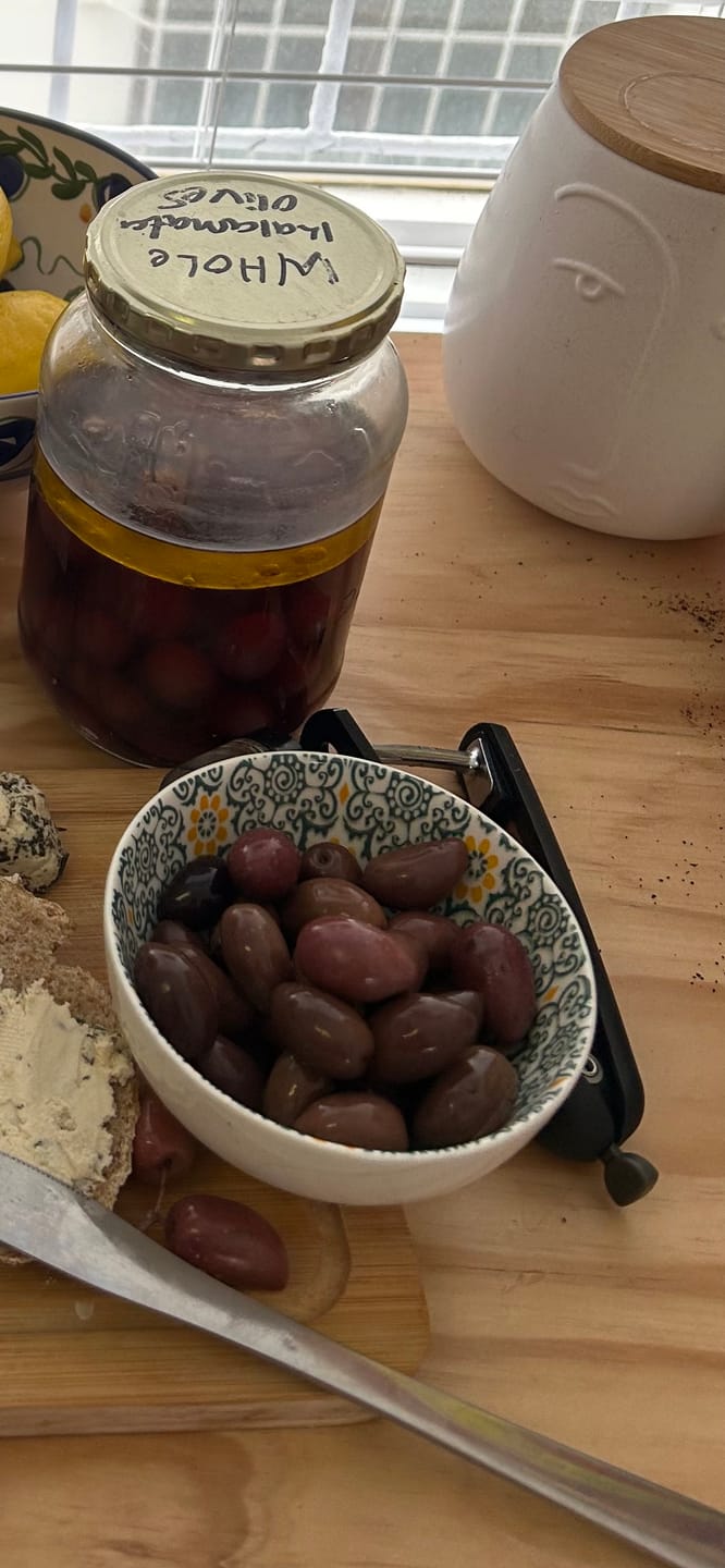 Customer photo review of Whole Kalamata Olives in Brine