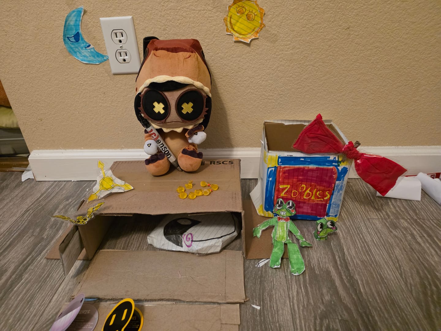 Customer photo review of Cyn T-Rex Plush