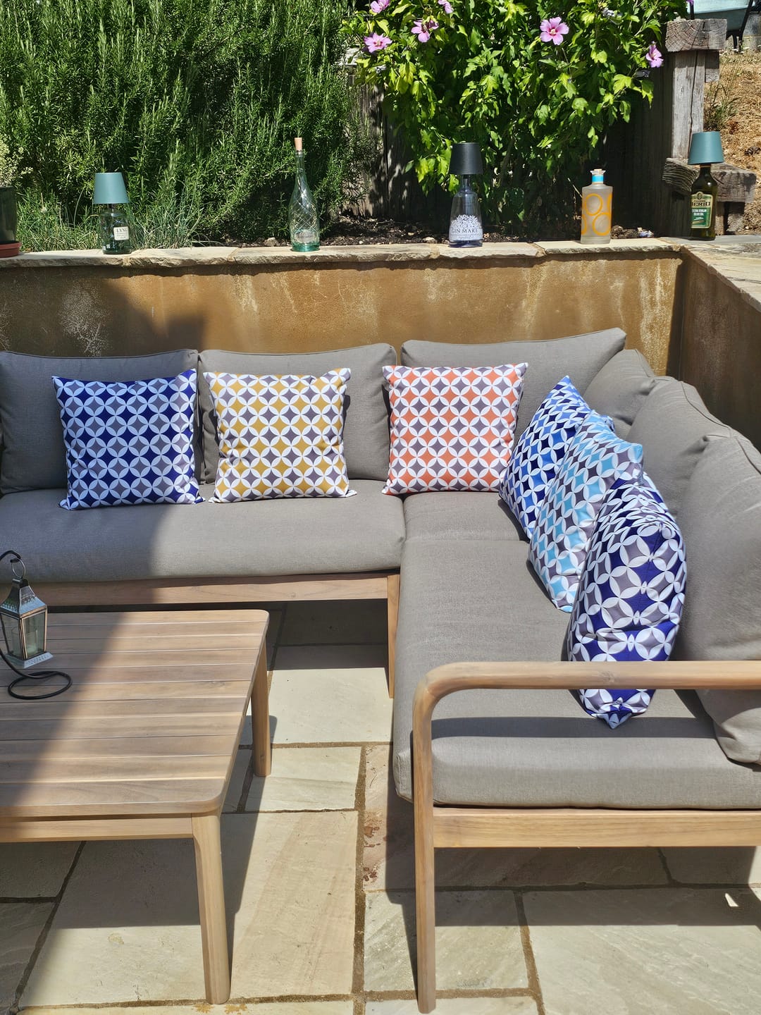 Customer photo review of Outdoor Garden Waterproof Cushion - Bahia