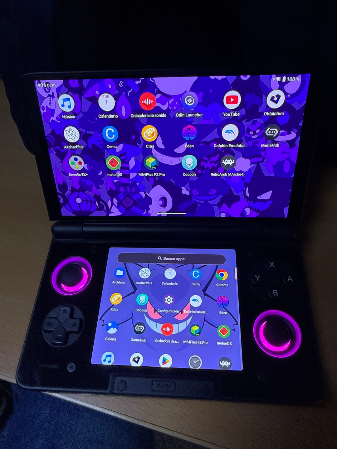 Customer photo review of Consola Portatil Ayn Thor