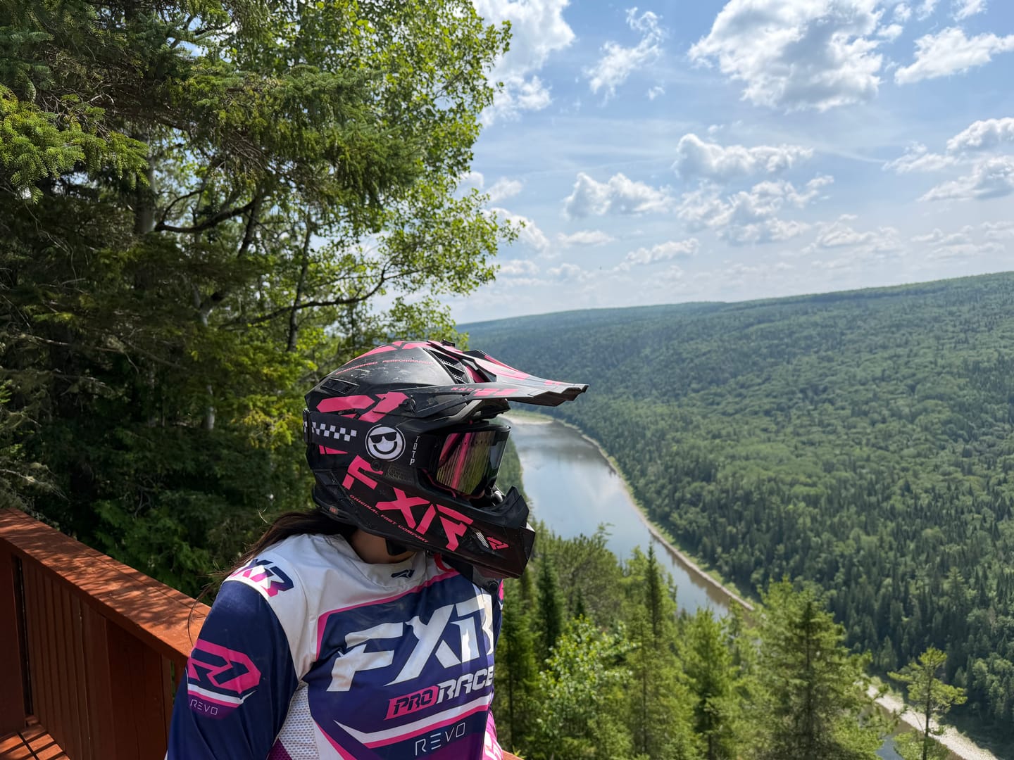 Customer photo review of The Valorie Moto/MTB Goggle - Photochromic Purple