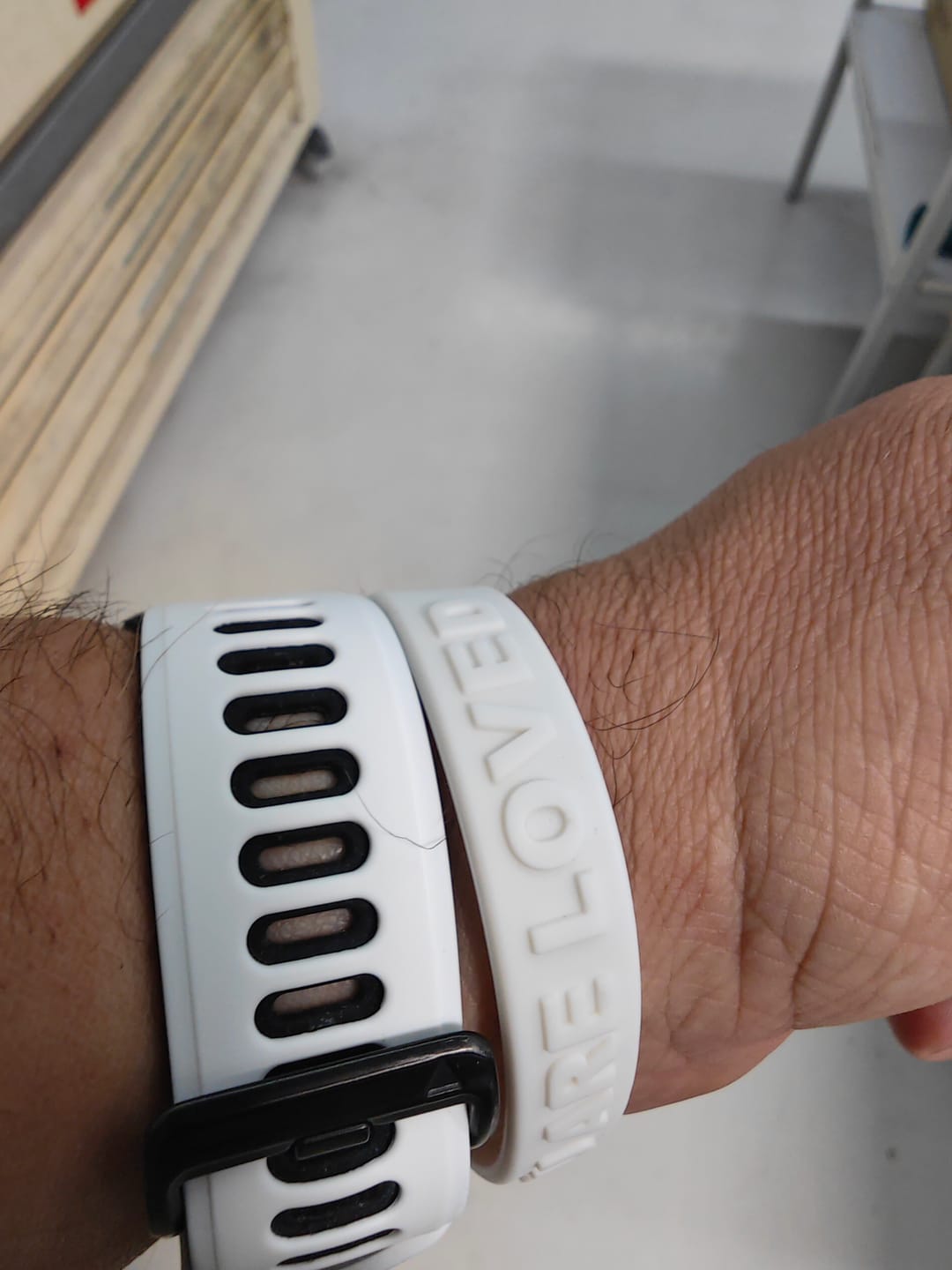 Customer photo review of Silikonarmband Set