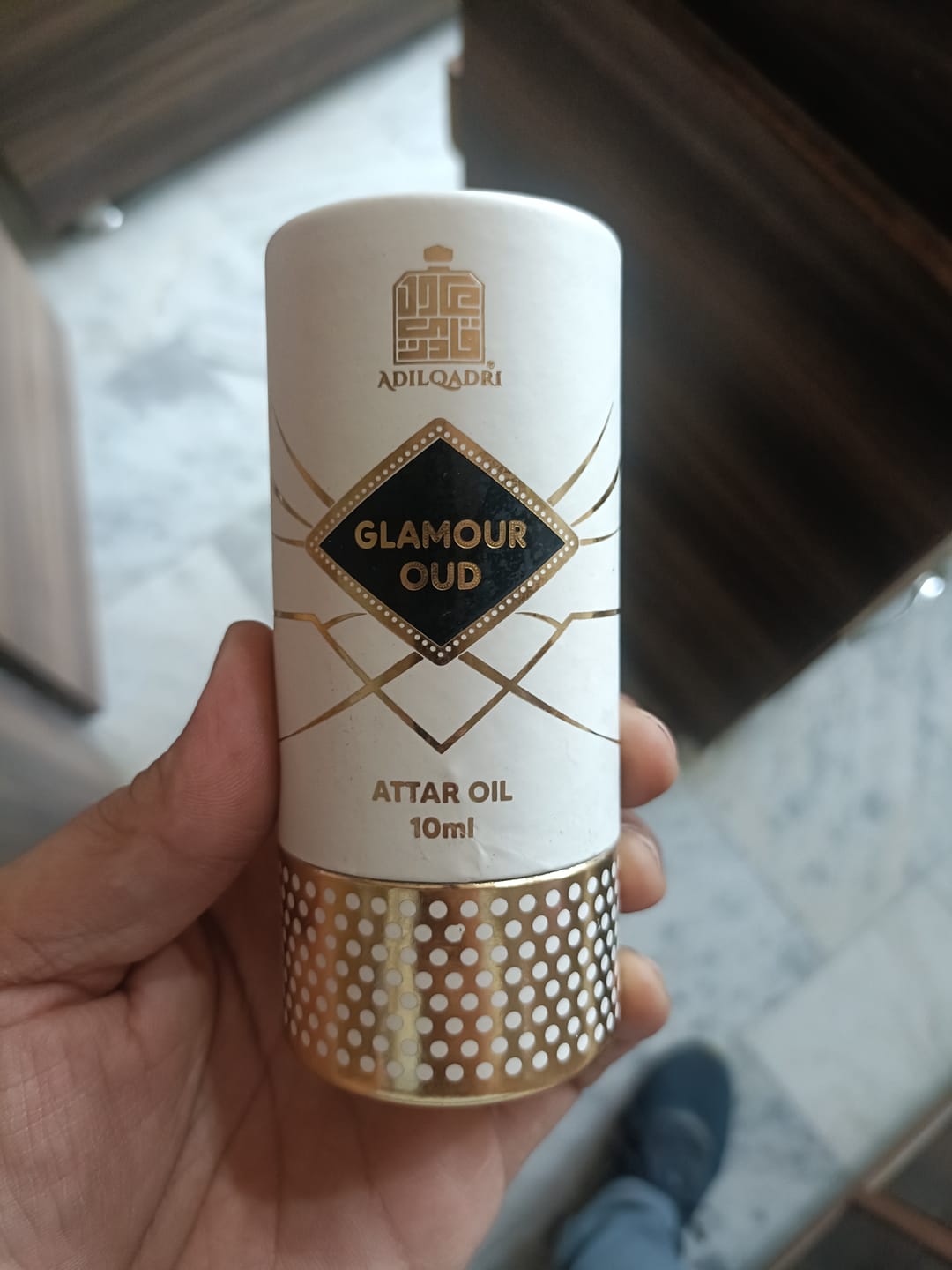 Customer photo review of Glamour Oud Attar Perfume 10ml