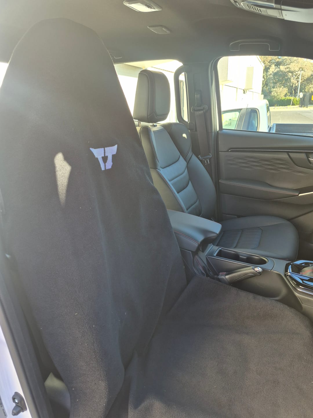 Customer photo review of Waterproof Car Towel Seat Cover