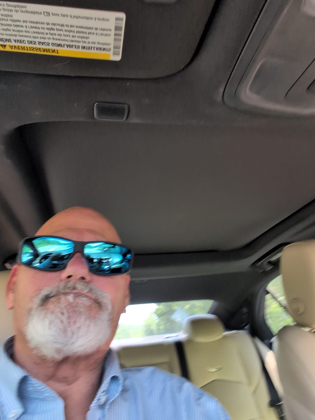 Customer photo review of OverShade™ Polarized Fit-Over Sunglasses